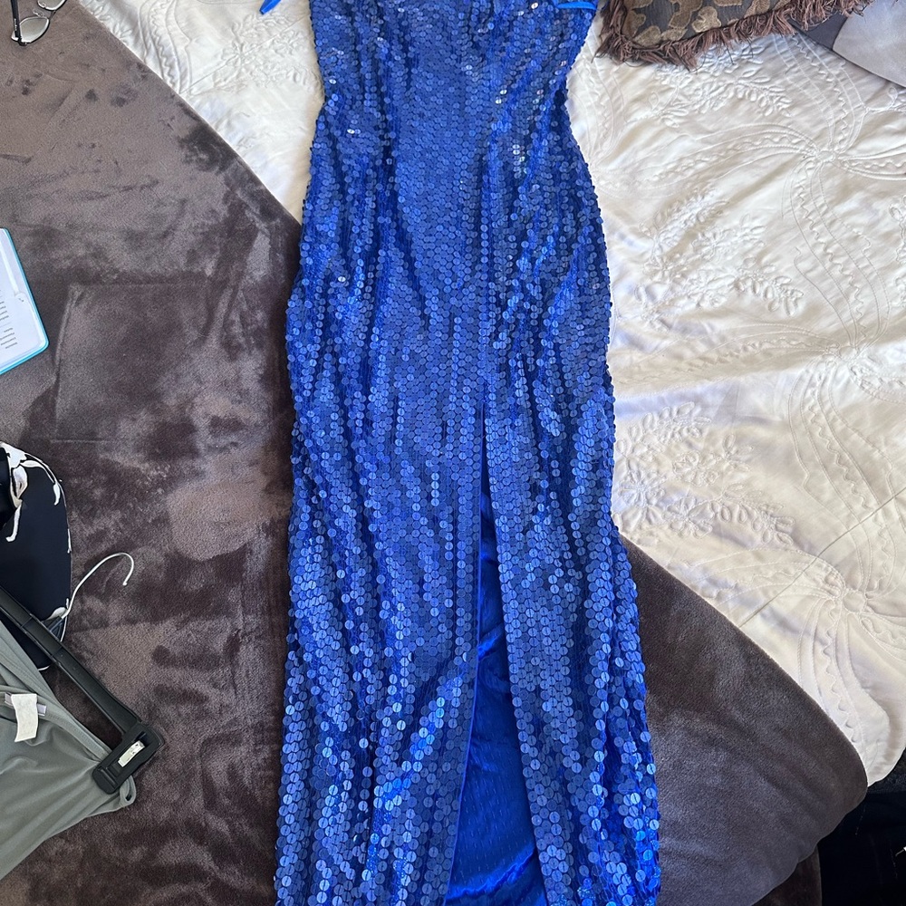 Niteline Royal Blue Evening Dress